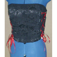 Boned bodice with side lacing