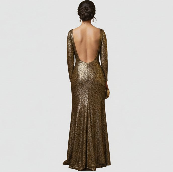 Vestido de Giselle Lamé