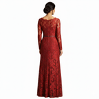 Vestido cruzado de encaje