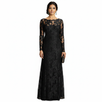 Vestido cruzado de encaje