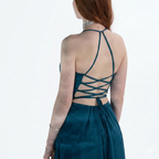 Vestido de piscina turquesa Cheryl de Riverdale