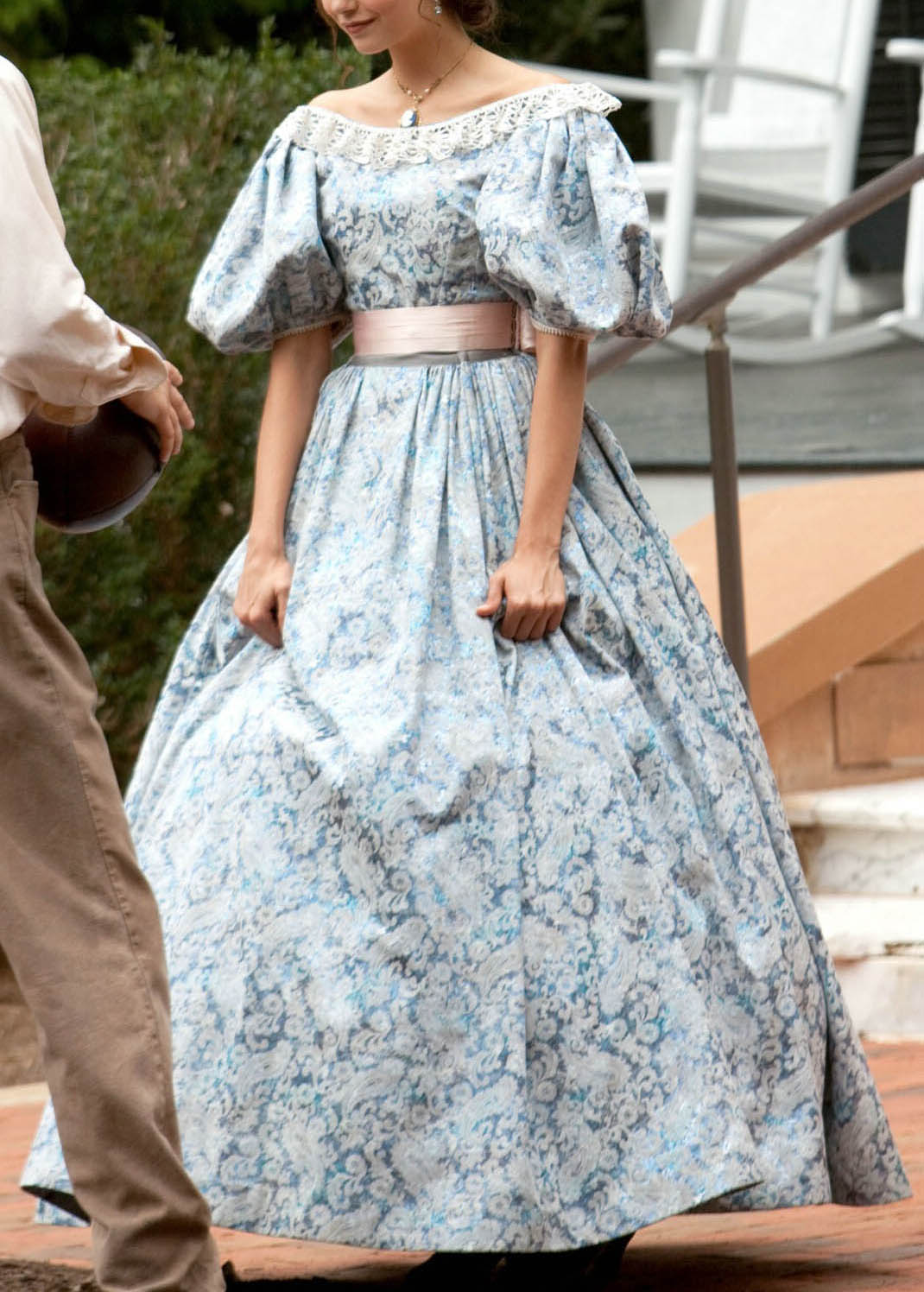 Vampire Diaries Katherine Floral Victorian Dress