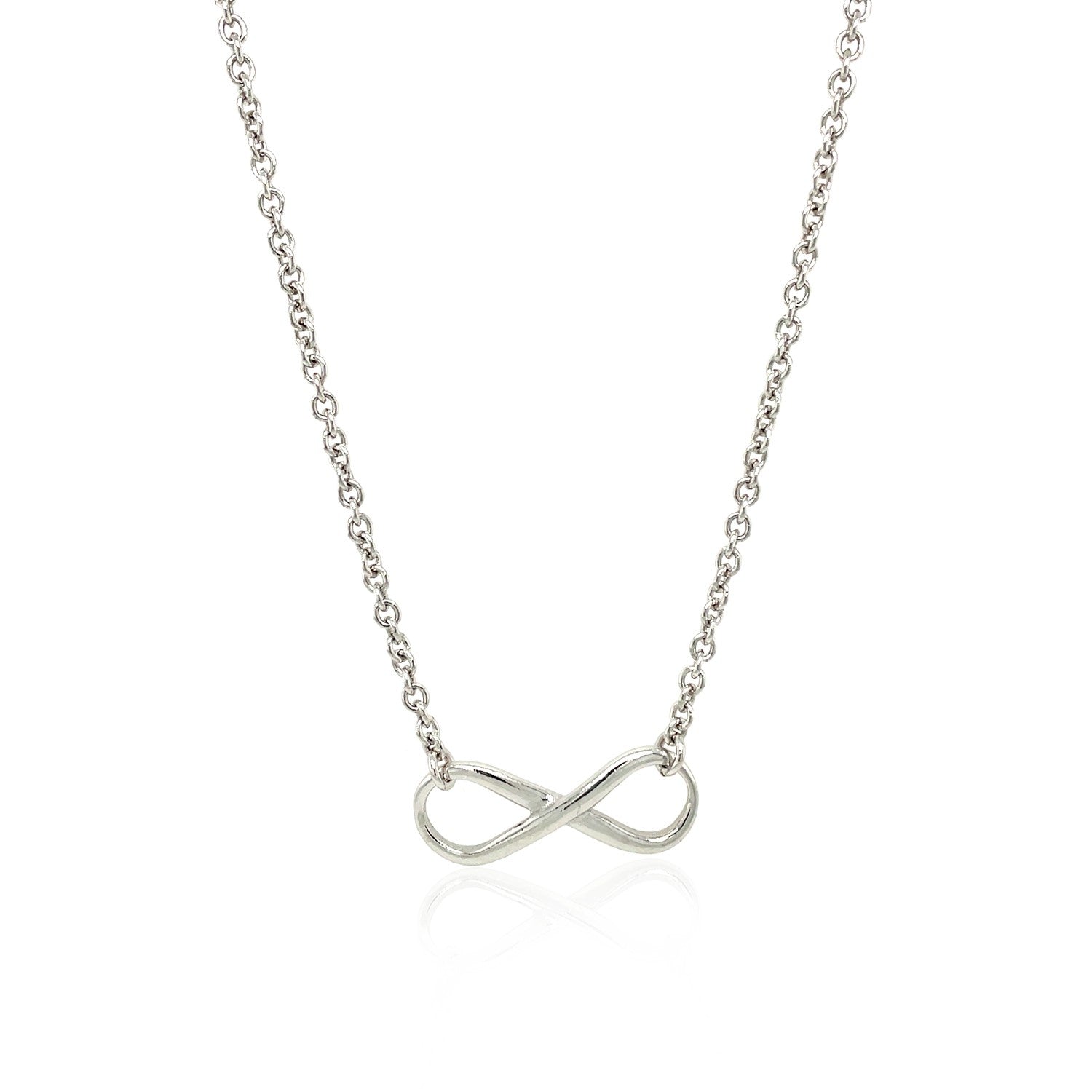925 Sterling Silver Infinity Symbol Necklace