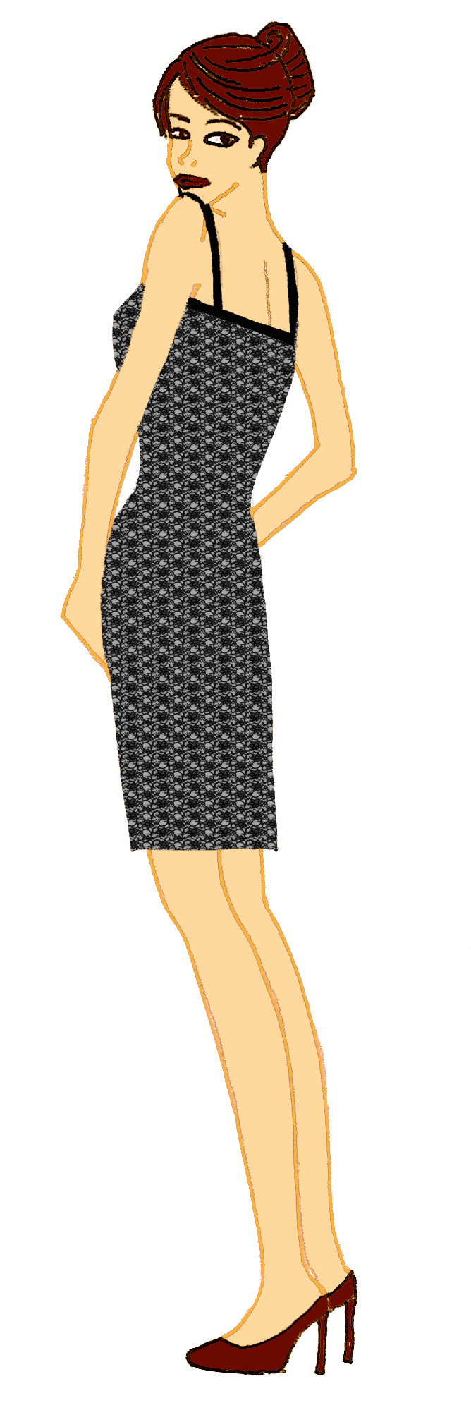 Autumn Floral Shift Dress