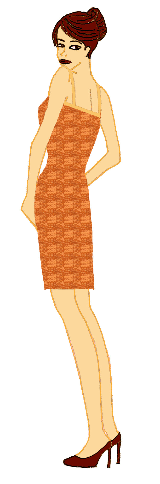 Autumn Floral Shift Dress