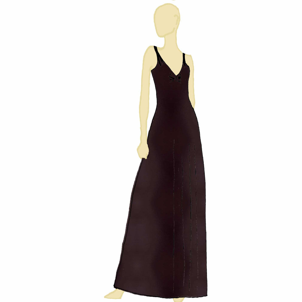 Backless Jersey Dress