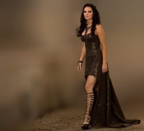 Vestido de Katniss Everdeen para el desfile de la victoria de Los Juegos del Hambre