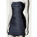 《吸血鬼日记》第三季第九集凯瑟琳·格雷丝绸叠穿连衣裙